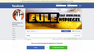 
                            13. Eulenspiegel das Bierlokal - About | Facebook