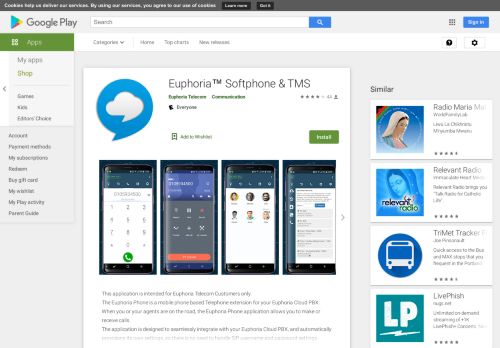 
                            10. Euphoria™ Softphone & TMS – Apps on Google Play