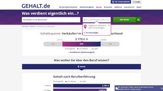 
                            6. [ € ] Globus Baumarkt » Gehalt & Jobs - Gehalt.de