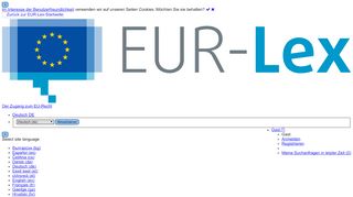 
                            7. EUR-Lex: EU-Recht