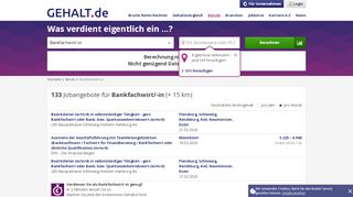 
                            13. [ € ] Sparkassenfachwirt » Gehalt & Jobs - Gehalt.de