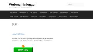 
                            4. EUR | Webmail inloggen