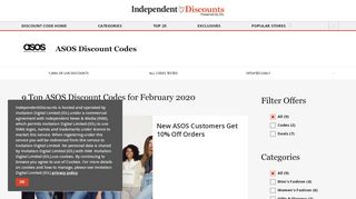 
                            10. €30 Off Code – ASOS Discount Codes | Ireland | February 2019