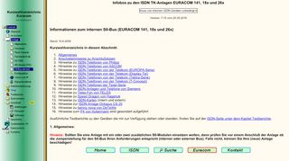 
                            7. Euracom/Maxima Infobox - Anlage > S0-Bus (int/ext)