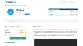 
                            6. Eurecia Reviews and Pricing - 2019 - Capterra