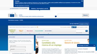 
                            7. EURES - Log in - Commissione europea