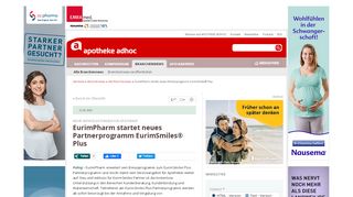 
                            10. EurimPharm startet neues Partnerprogramm EurimSmiles® Plus ...