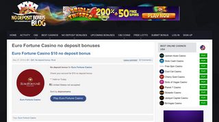 
                            12. Euro Fortune Casino no deposit bonus codes