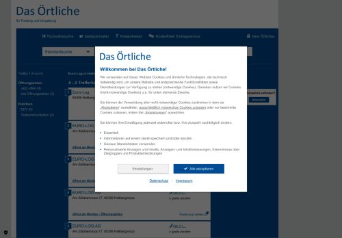 
                            12. Euro-Log in Hallbergmoos ⇒ in Das Örtliche