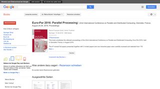 
                            11. Euro-Par 2016: Parallel Processing: 22nd International Conference on ...