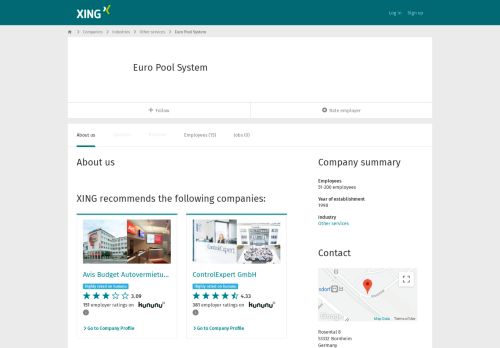 
                            8. Euro Pool System: Erfahrungsberichte von Mitarbeitern | XING ...