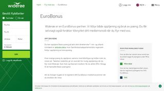 
                            7. EuroBonus - Bli medlem, tjen bonuspoenger og få fordeler ... - Widerøe