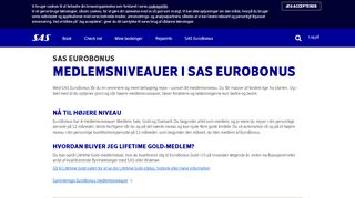 
                            2. EuroBonus medlemsniveauer | SAS