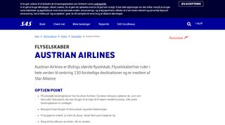 
                            13. EuroBonus-partner – Austrian Airlines | SAS