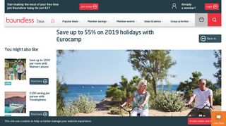 
                            11. Eurocamp Discount Codes & Offers | Boundless by CSMA