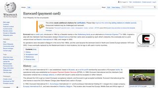 
                            11. Eurocard (payment card) - Wikipedia