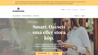 
                            13. Eurocards kreditkort - oavsett små eller stora köp