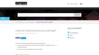 
                            7. EuroDNS | How do I add shared access settings?