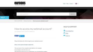 
                            1. EuroDNS | How to access my webmail account?