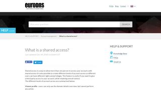 
                            6. EuroDNS | What is a shared access?