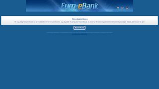 
                            8. EuroeBank login - Euro-Banking