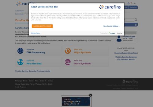 
                            7. Eurofins Genomics USA - Eurofins USA