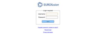 
                            1. EUROfusion Users' pages: Log In