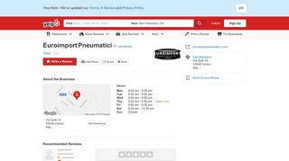 
                            11. Euroimport Pneumatici - Tires - Via Sotti 14, Vinovo, Torino, Italy - Yelp