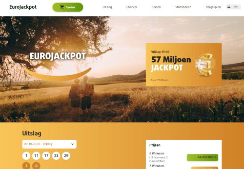 
                            5. EuroJackpot Loterij Nederlands