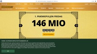 
                            13. Eurojackpot - Spil om 183.000.000 kr. nu på fredag - Danske Spil