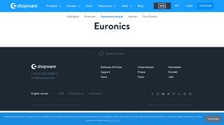 
                            6. Euronics | Gewonnene Awards | Kunden | Shopware (DE)