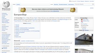 
                            7. Europacollege - Wikipedia