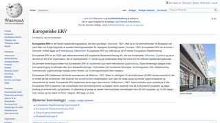 
                            5. Europæiske ERV - Wikipedia, den frie encyklopædi