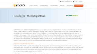 
                            6. Europages | partner platform of Kyto