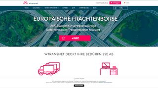 
                            6. Europäische Frachtenbörse | Wtransnet | Frachten und Lkws in echtzeit.