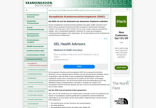 
                            4. Europäische Krankenversicherungskarte (EHIC) - Krankenkassen.de