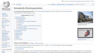 
                            2. Europäische Patentorganisation – Wikipedia