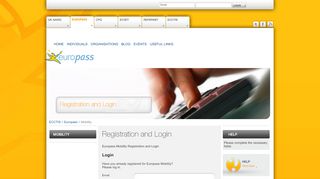 
                            6. Europass - Mobility - Registration and Login - uk naric