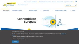 
                            1. Europass: Pagina iniziale