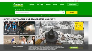 
                            13. Europcar Autovermietung/Mietwagen reservieren/ PKW mieten/ LKW