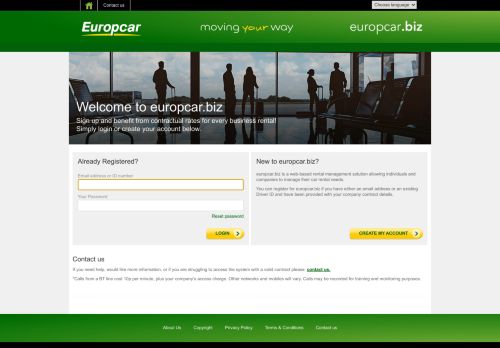 
                            6. europcar.biz: Login