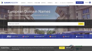 
                            2. Europe Registry | European ccTLD and EU Domain Name ...