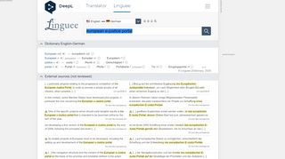
                            6. European e-Justice portal - German translation – Linguee
