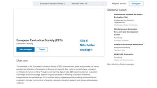 
                            7. European Evaluation Society (EES) | LinkedIn