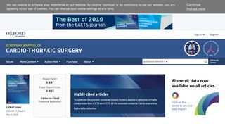 
                            1. European Journal of Cardio-Thoracic Surgery | Oxford Academic