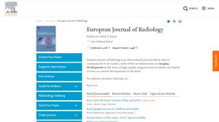 
                            2. European Journal of Radiology - Elsevier