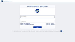 
                            2. European Medicines Agency - Login