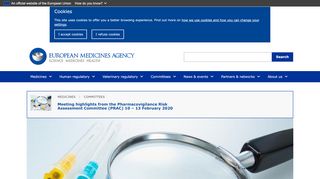 
                            8. European Medicines Agency |