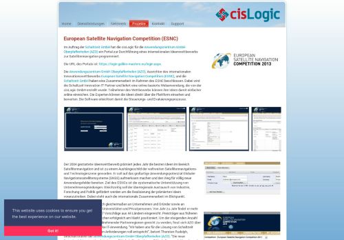 
                            8. European Satellite Navigation Competition (ESNC) - cisLogic GmbH