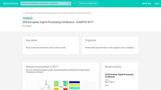 
                            4. European Signal Processing Conference | EUSIPCO 2017